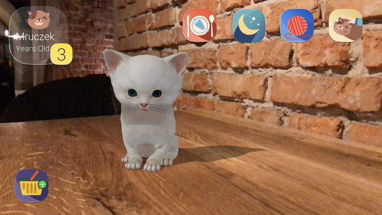 Kitten from AR Pet Game by 4Experience