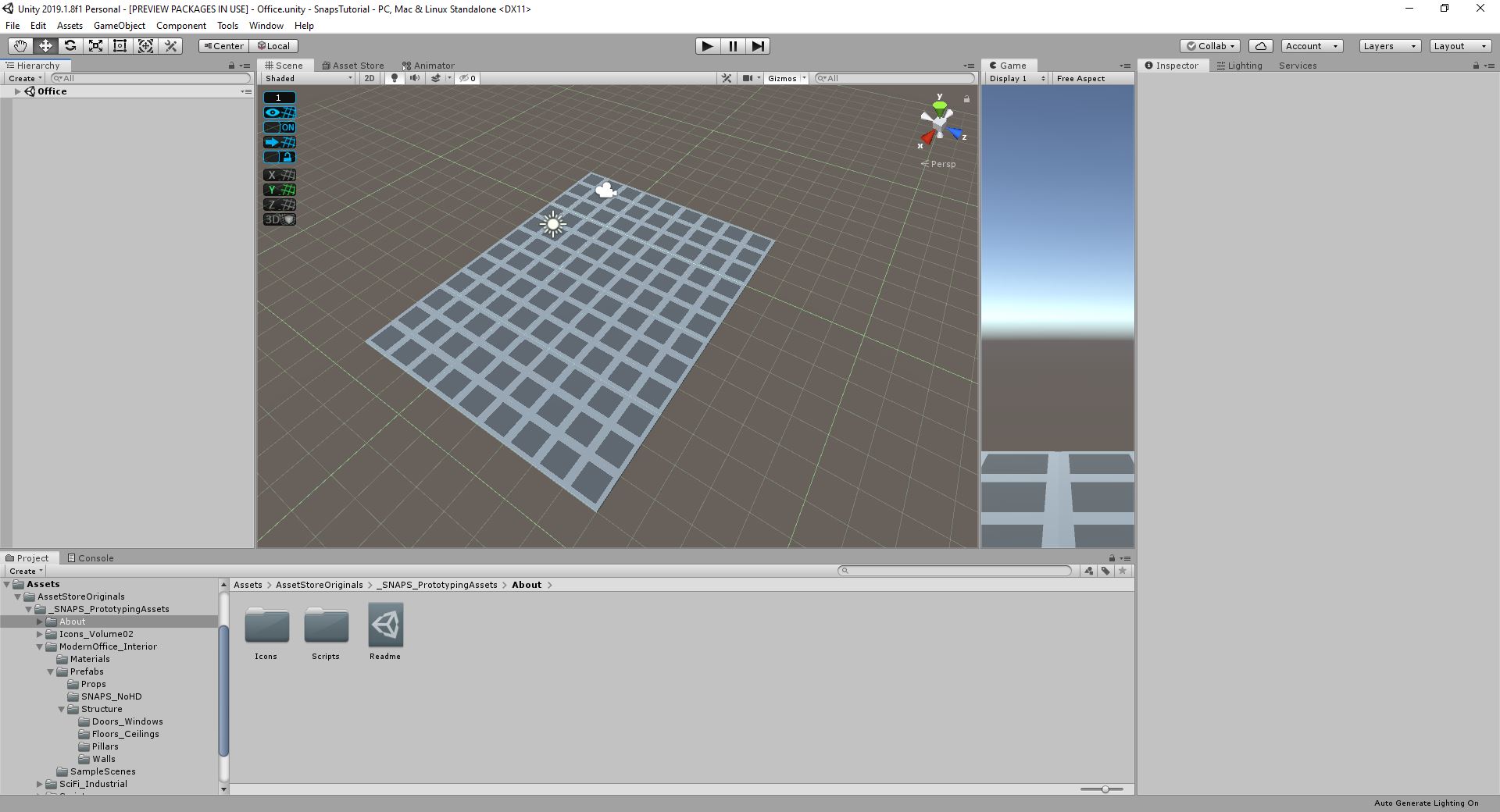 snaps tutorial for unity
