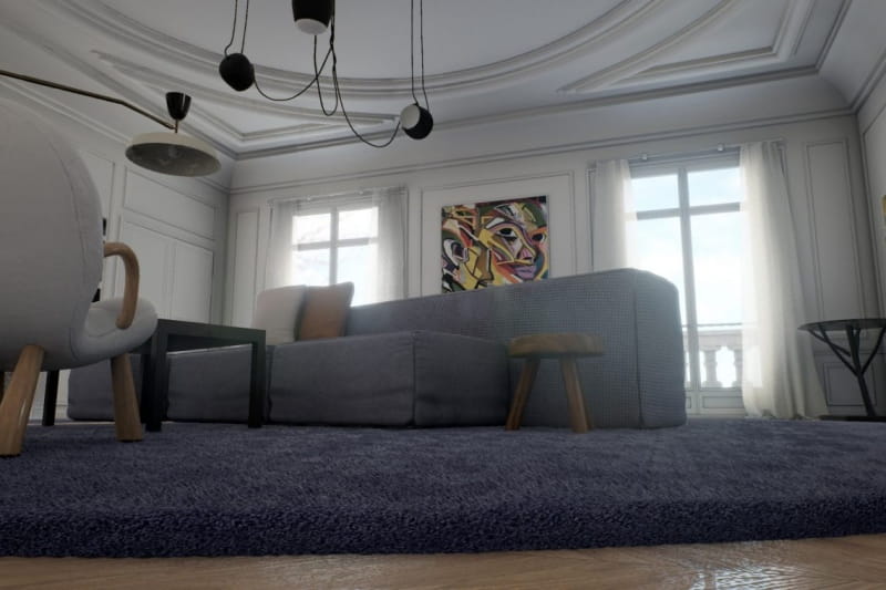 3D interior designs apartment 3