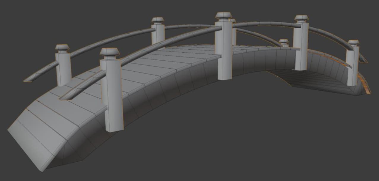 bridge seen from the player's perspective