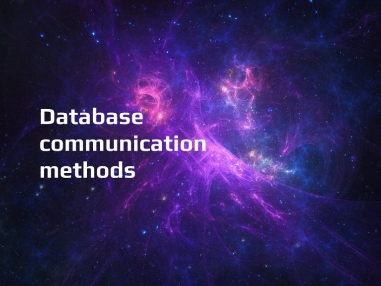 database communication methods title g