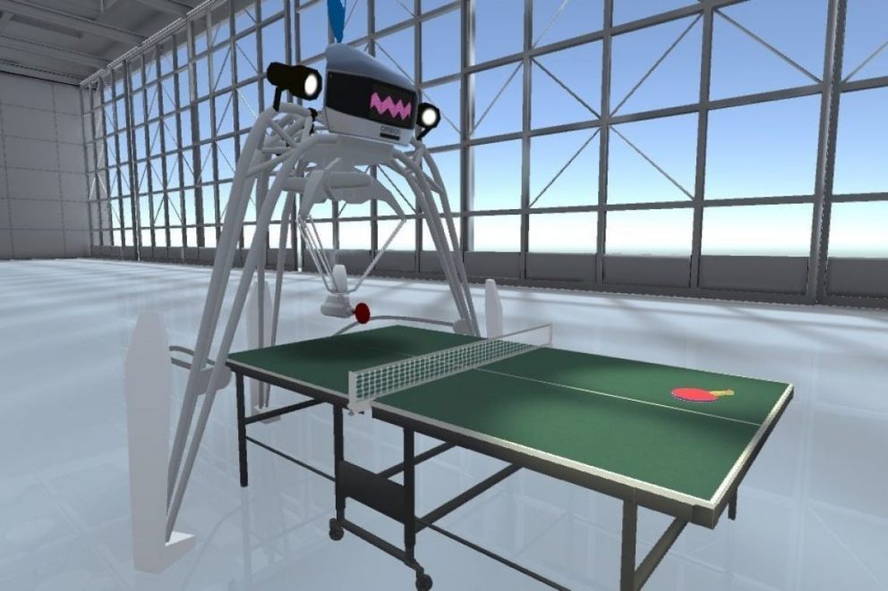VR ping pong app our Portfolio 4Experience.co Virtual Reality Studio